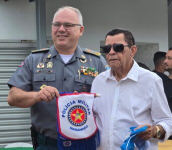 Tenente reformado completa 92 anos e ganha homenagem da Polícia Militar do MA
