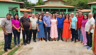 Em Fernando Falcão, prefeita Raimunda do Josemar está concluindo escola do ensino fundamental; obra viabilizada por emenda impositiva do deputado Hildo Rocha