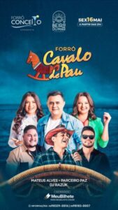 Cavalo de Pau toca no Beira Dumar nesta sexta