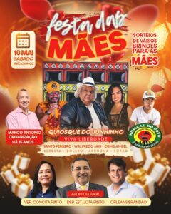 Festa das Mães no Bairro da Liberdade celebra 15 anos de tradição e homenagens às matriarcas da comunidade