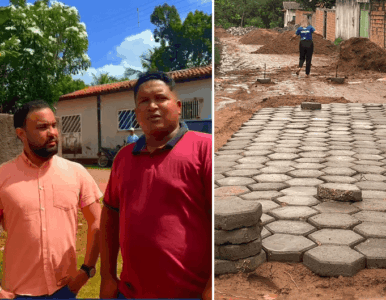 Sonho antigo dos moradores se torna realidade com calçamento na região do Cruzeiro, em Palmeirândia