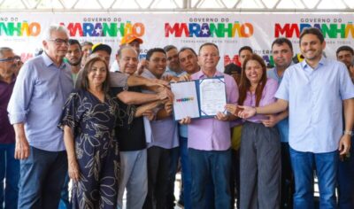 Governo anuncia maior obra de pavimentação do estado, entrega kits esportivos, Areninha e outras obras em Mirador e Carolina