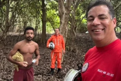 ASSISTA! Após 72 horas de operação resgate, maranhense desce de árvore na Base Aérea de Salvador