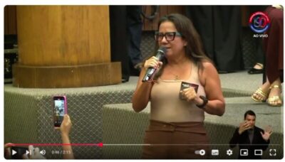 VÍDEO: Fisioterapeuta cobra saída de agressor de mulher da Assembleia e critica Polícia Militar por homenageá-lo