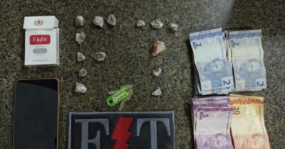 Homem é preso pela Policia Militar por tráfico de drogas em Itapecuru