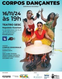 Teatro Arthur Azevedo apresenta espetáculos “Corpo Dançantes” com entrada gratuita