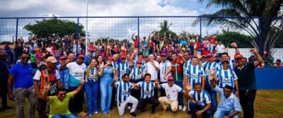 Brandão entrega novo estádio e pavimentação na cidade de Barreirinhas