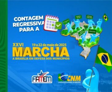 Contagem regressiva para a 26ª Marcha a Brasília em Defesa dos Municípios