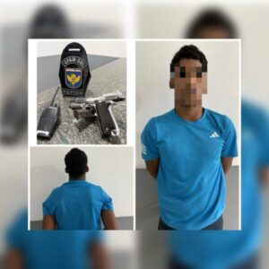 GAT CPAM SUL APREENDE ARMA DE FOGO EM CONDOMÍNIO NA VILA EMBRATEL