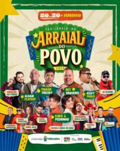 Turilândia se prepara para o arraial do povo 2025 com grandes atrações e muita cultura…