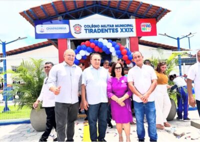 Belezinha inaugura Colégio Municipal Militar Tiradentes XXIX e marca novo capítulo na educação de Chapadinha