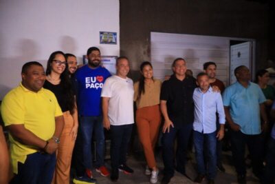 Fred Campos entrega ruas pavimentadas em Paço do Lumiar