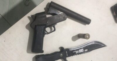 PM efetua prisão por porte ilegal de arma de fogo em Presidente Vargas