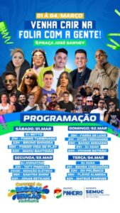 Em Pinheiro, Gestão André da RalpNet realizará um dos maiores Carnaval do Estado, com início neste sábado 1º
