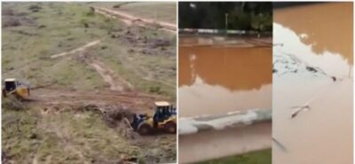 Desmatamento em área do tamanho de mil estádios em Riachão polui rio e deixa mais de 20 mil pessoas sem água