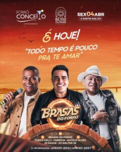 Pela primeira vez na Beira du Mar Brasas do Forró