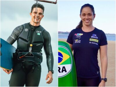 Bruno Lobo e Socorro Reis estreiam no Europeu de Fórmula Kite na Turquia