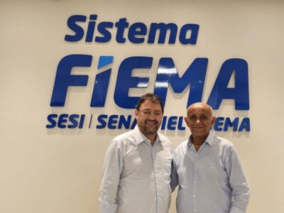 Encontro dos presidentes da Fiema e da Fiems na Casa da Indústria Albano Franco
