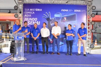 Presidente da Fiema, Edilson Baldez, faz abertura oficial do Mundo Senai no Maranhão