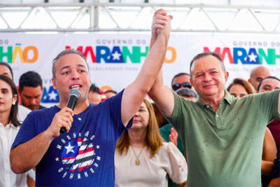 Brandão entrega obras e anuncia novas parcerias em Paço do Lumiar