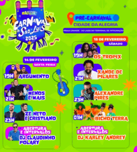 Hoje tem Menos é Mais e Zé Neto e Cristiano na Cidade do Carnaval