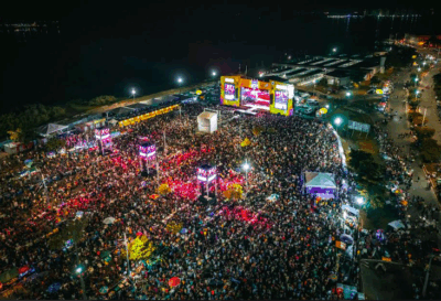 O grande sucesso do primeiro dia na “Cidade do Carnaval”
