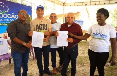 Projeto Algodão Agroecológico da Liberdade em quilombo de Alcântara