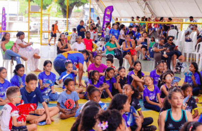 Penha promove Páscoa para crianças do Superação Kids