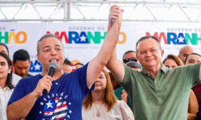 Brandão e Fred Campos entregam obras em Paço do Lumiar