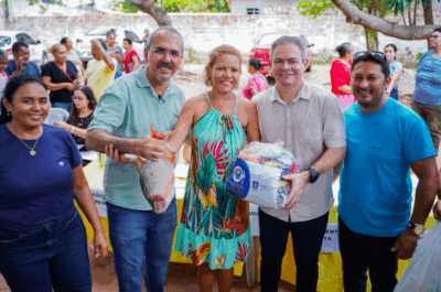 Prefeitura de Timon entrega 2 mil cestas básicas na Semana Santa