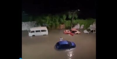 Forte chuva causa alagamentos e provoca acidente na Grande São Luís