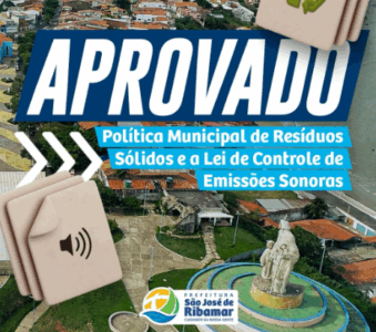 Câmara de Ribamar aprova leis para controle de poluição sonora e gestão de resíduos sólidos