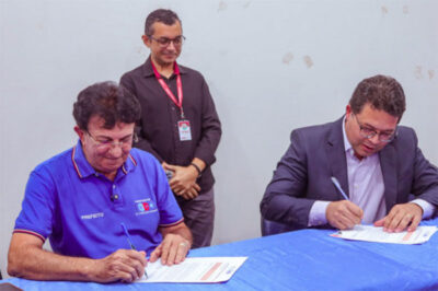 Prefeito Chiquinho FC celebra convênio com UFMA em Codó