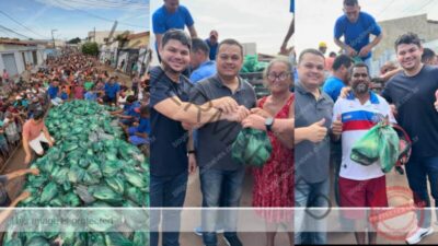 Guilherme Paz entrega alimentos a famílias em mais uma edição do projeto ‘Rota da Solidariedade’