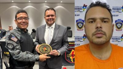ROTAM, da Polícia Militar do Maranhão, presta homenagem a agressor de mulher que foi preso pelo crime; entenda