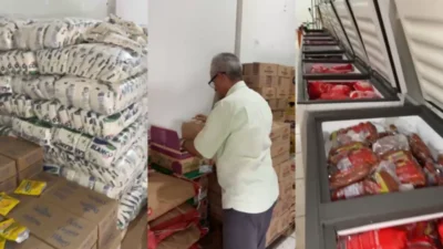 LOUCURA OU CARTAS MARCADAS? Depósito de merenda escolar de Pinheiro aparece abastecido antes de fechamento de licitação e contrato com empresa; veja o vídeo: