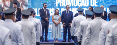 Iracema Vale participa de ato de promoção de militares da PM e do Corpo de Bombeiros do Maranhão