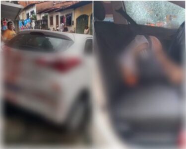 Motorista de aplicativo é morto a tiros em São Luís, após autor dos disparos ver sua namorada no veículo da vítima