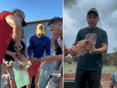 Adriano Freitas inicia entrega de 11 toneladas de peixes compradas diretamente dos produtores locais em São Vicente Ferrer
