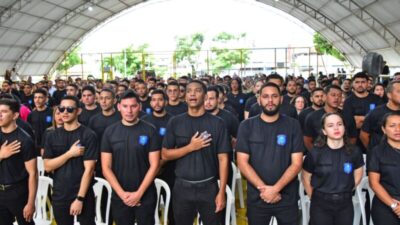 Prefeito Eduardo Braide empossa 200 novos agentes de trânsito em São Luís