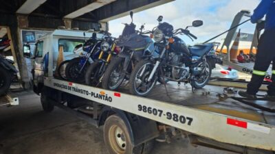 Motos são apreendidas durante Op. Rolezinho em São Luís