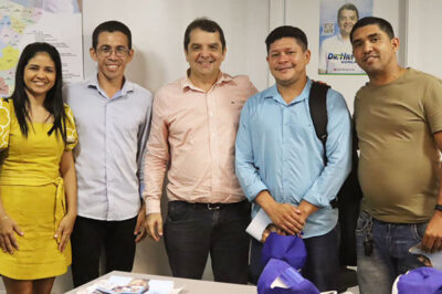 Dr. Hilton recebe apoio de vereadores de Carutapera e Cândido Mendes