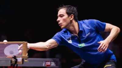 Hugo Calderano conquista prata inédita no Mundial de tênis de mesa