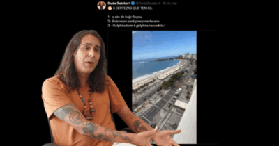 Duda Salabert falsifica imagens e pede prisão de Bolsonaro