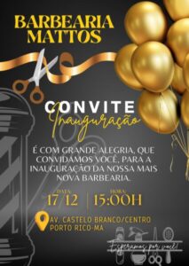 Barbearia Mattos inaugura filial em Porto Rico do Maranhão