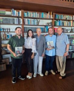 Prefeito de Tuntum, Fernando Pessoa, se reúne com o ex-presidente Sarney em São Luís