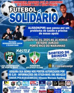 Futebol Solidário reúne comunidade em Porto Rico do Maranhão