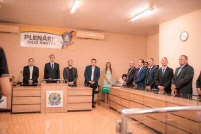 Vereadores de Tuntum tomam posse e Ivalto Bilio é eleito presidente da Câmara