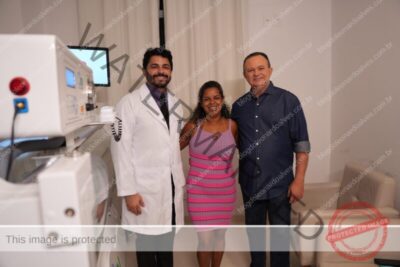 Brandão acompanha atendimento na câmara hiperbárica da Unidade de Tratamento de Queimadas do Hospital da Ilha