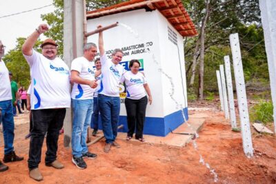 Prefeito Rafael inaugura Sistema de Abastecimento de Água no povoado Jardim Aurora, beneficiando mais de 30 famílias